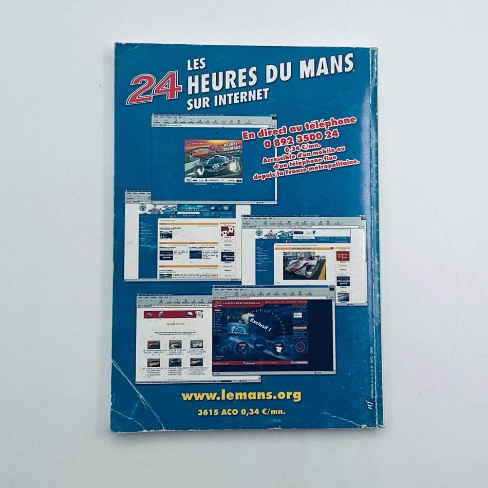 Genuine Origional ACO Official media Press Information Book-24 Hours Du Mans 2002