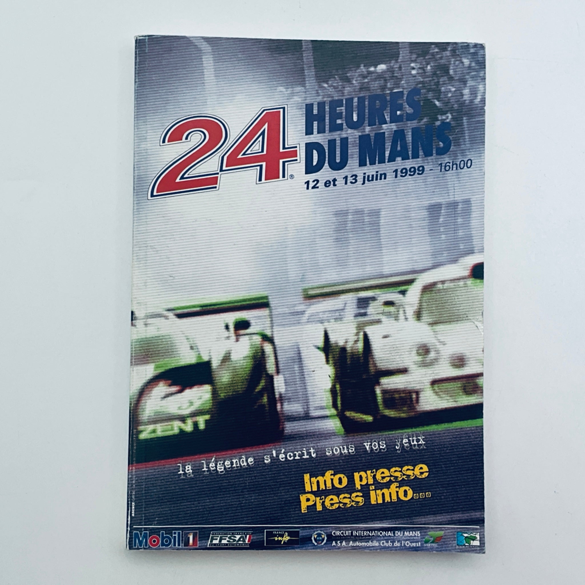 Genuine Origional ACO Official media Press Information Book-24 Hours Du Mans 1999 - Pit-Lane Motorsport