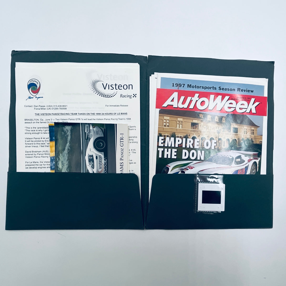 1998 Visteon Panoz Motorsport Le Mans 24 Hour Press Pack - Pit-Lane Motorsport