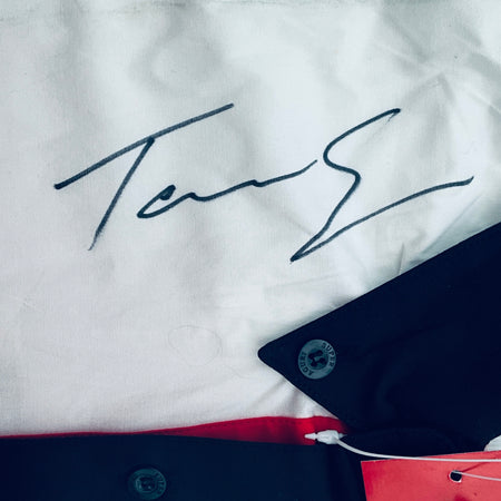 Takuma Sato Hand Signed Super Aguri F1 Team Shirt - Pit-Lane Motorsport