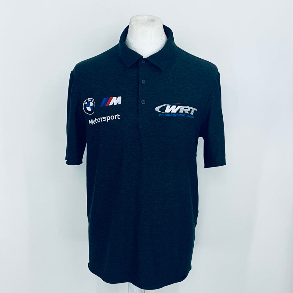 WRT BMW Motorsport BMW M-Sport Le Mans Team Issue Polo Shirt- Dark Grey