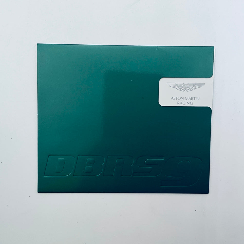 Aston Martin Racing DBRS9 Team Issue Pocket Brochure