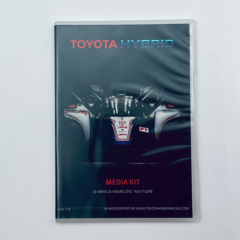 Toyota Hybrid Le Mans 24 Hour Race 2012 Media Kit-CD Rom