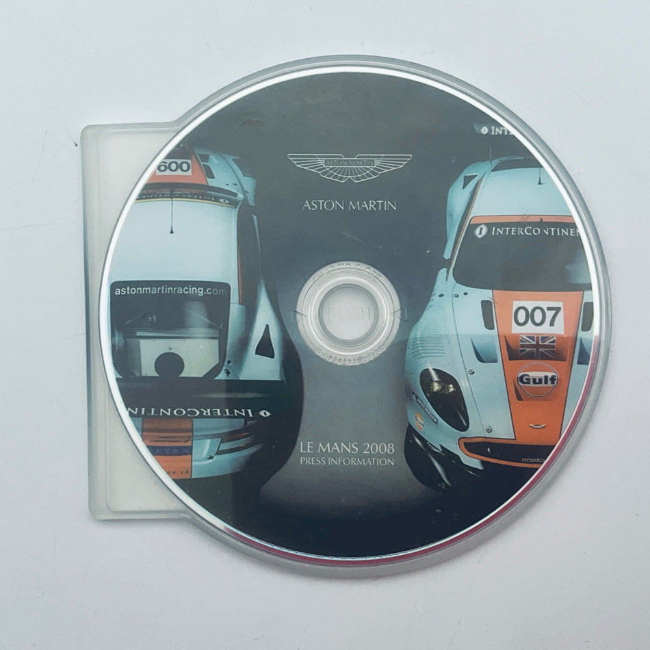 Aston Martin Racing DBR9 Gulf Le Mans 2008 Media CD Rom