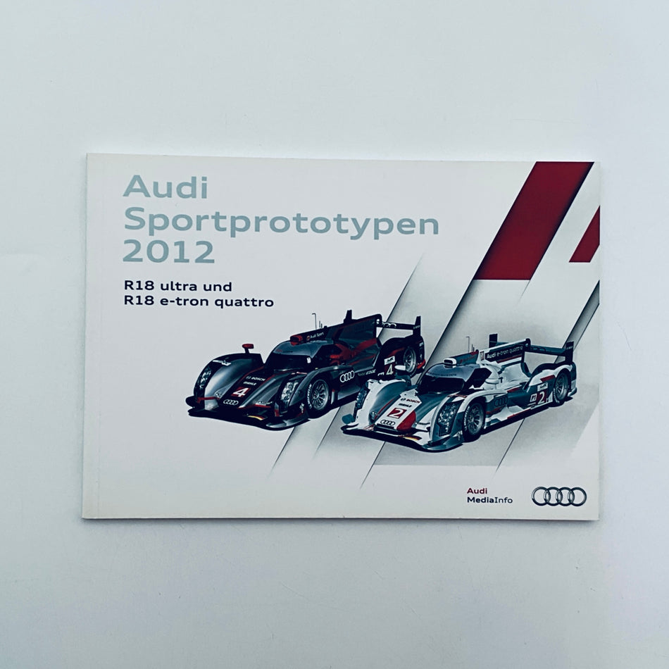 Audi Sport Le Mans 24 Hour Race 2012 Media Kit