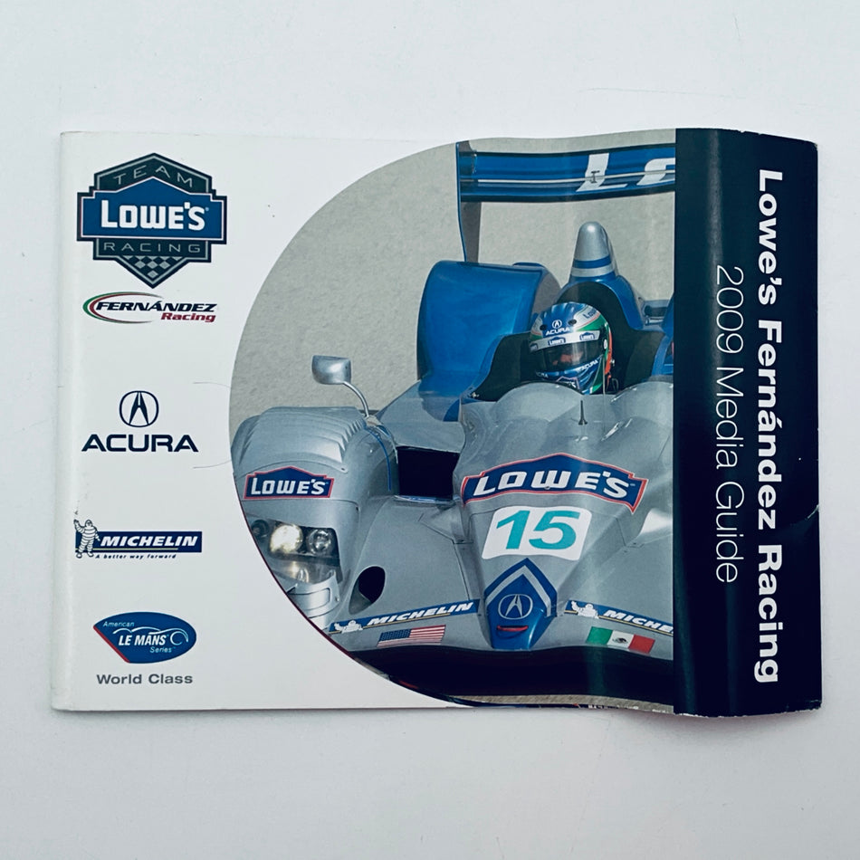 Lowes Fernandez Racing 2009 ALMS American Le Mans Series Media Guide