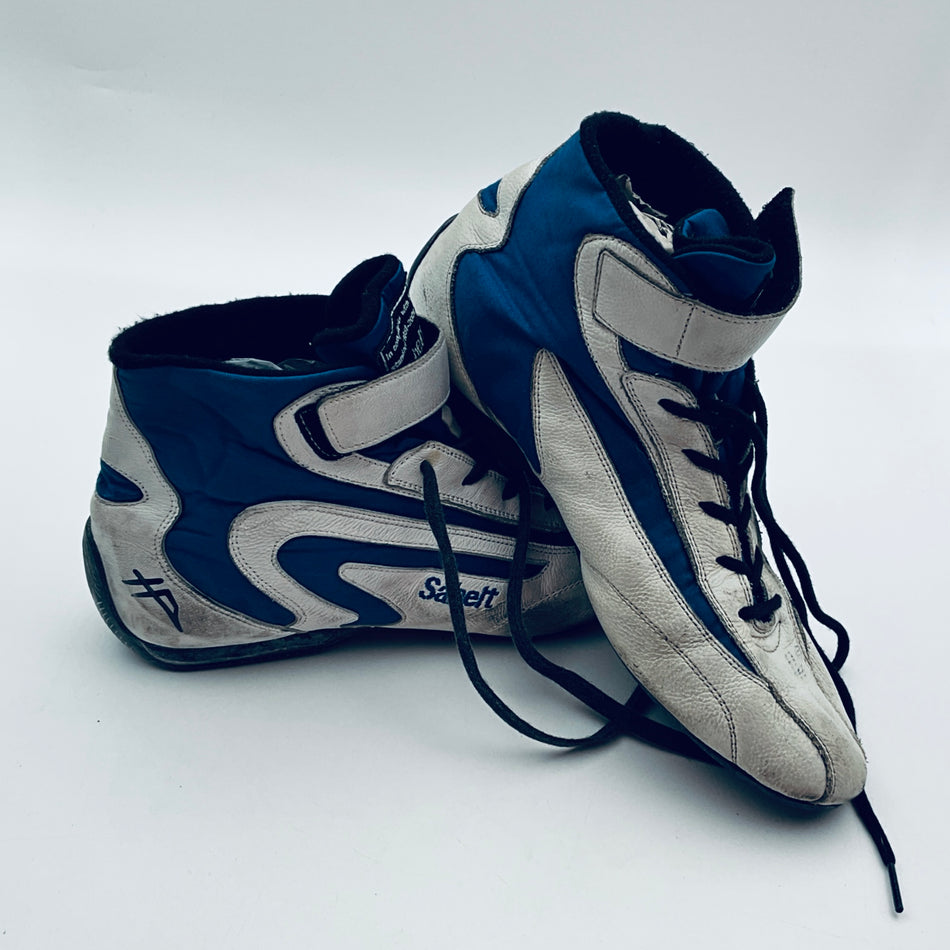 Harold Primat Aston Martin Racing 2010 ELMS/ Le Mans Race Used boots Hand Signed