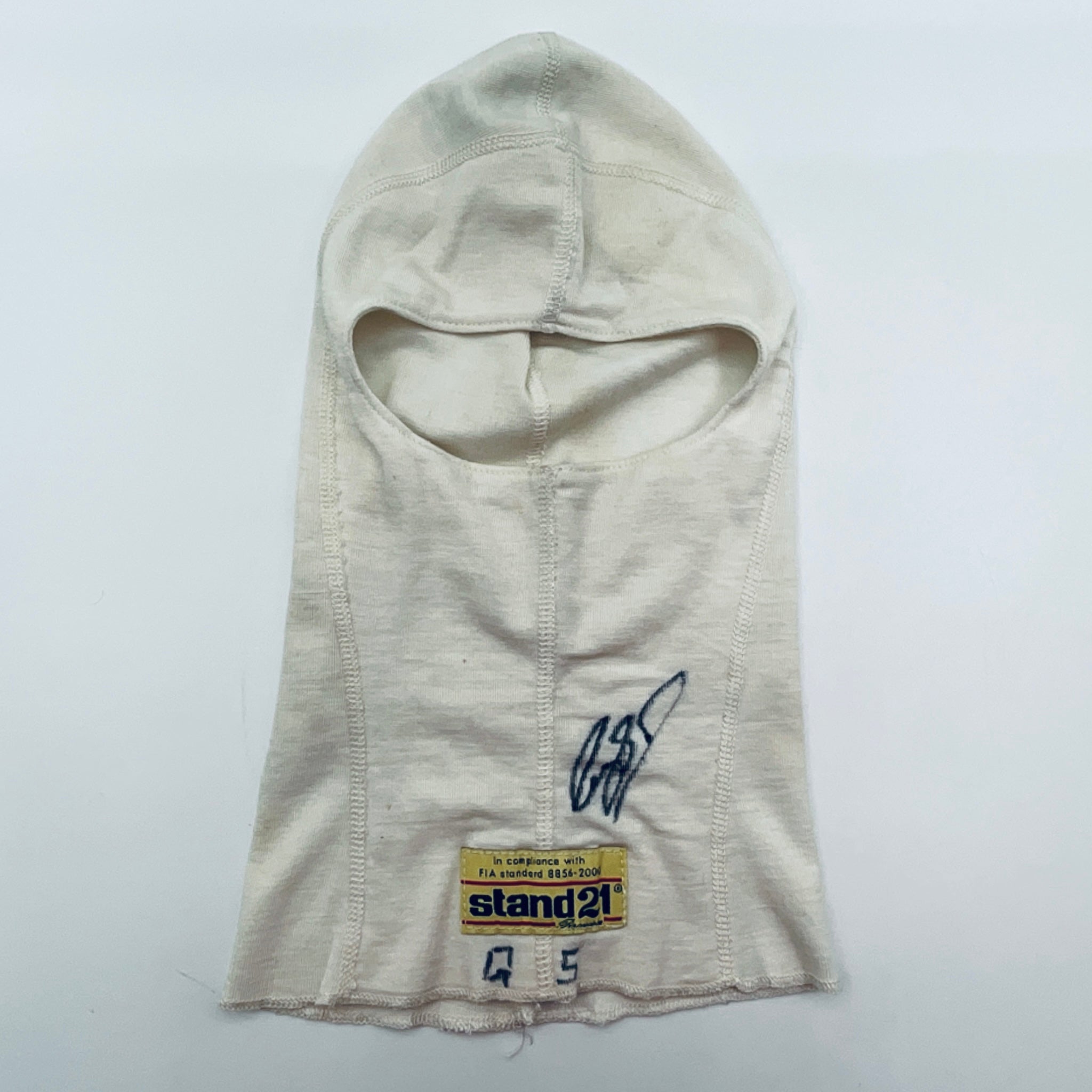 Guy Smith Le Mans 24 Hour Race 2003 Race Worn Balaclava-Hand Signed - Pit-Lane Motorsport