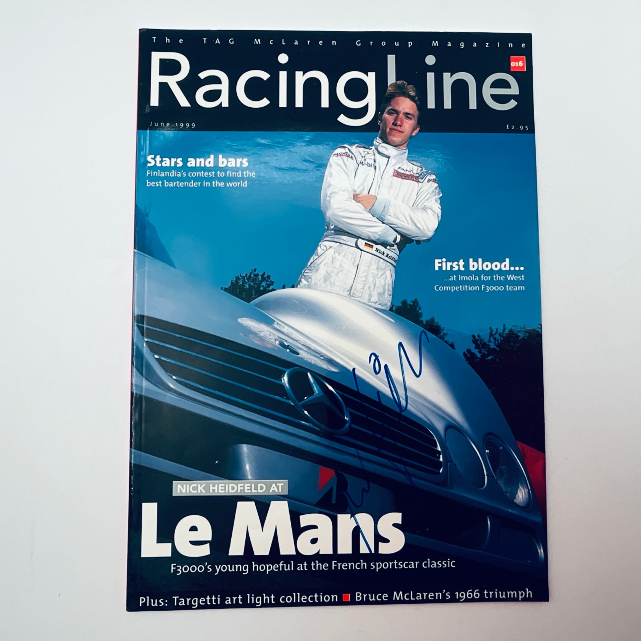 The TAG McLaren Group  Magazine Racing Lines 1999 Signed by Nick Heidfeld - Pit-Lane Motorsport