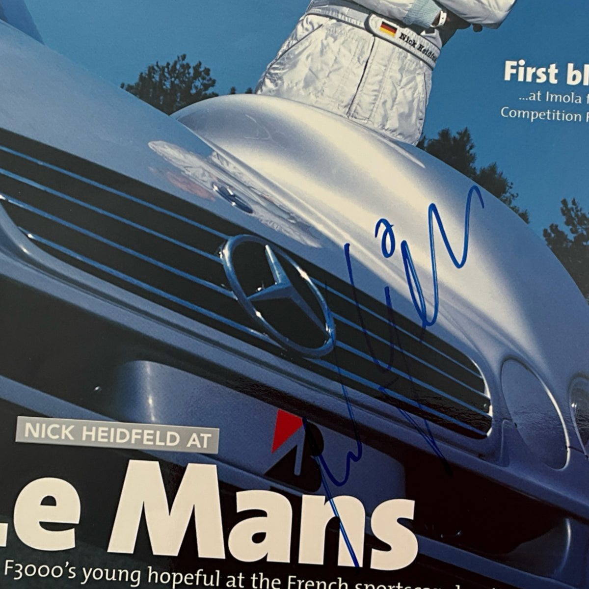 The TAG McLaren Group  Magazine Racing Lines 1999 Signed by Nick Heidfeld - Pit-Lane Motorsport