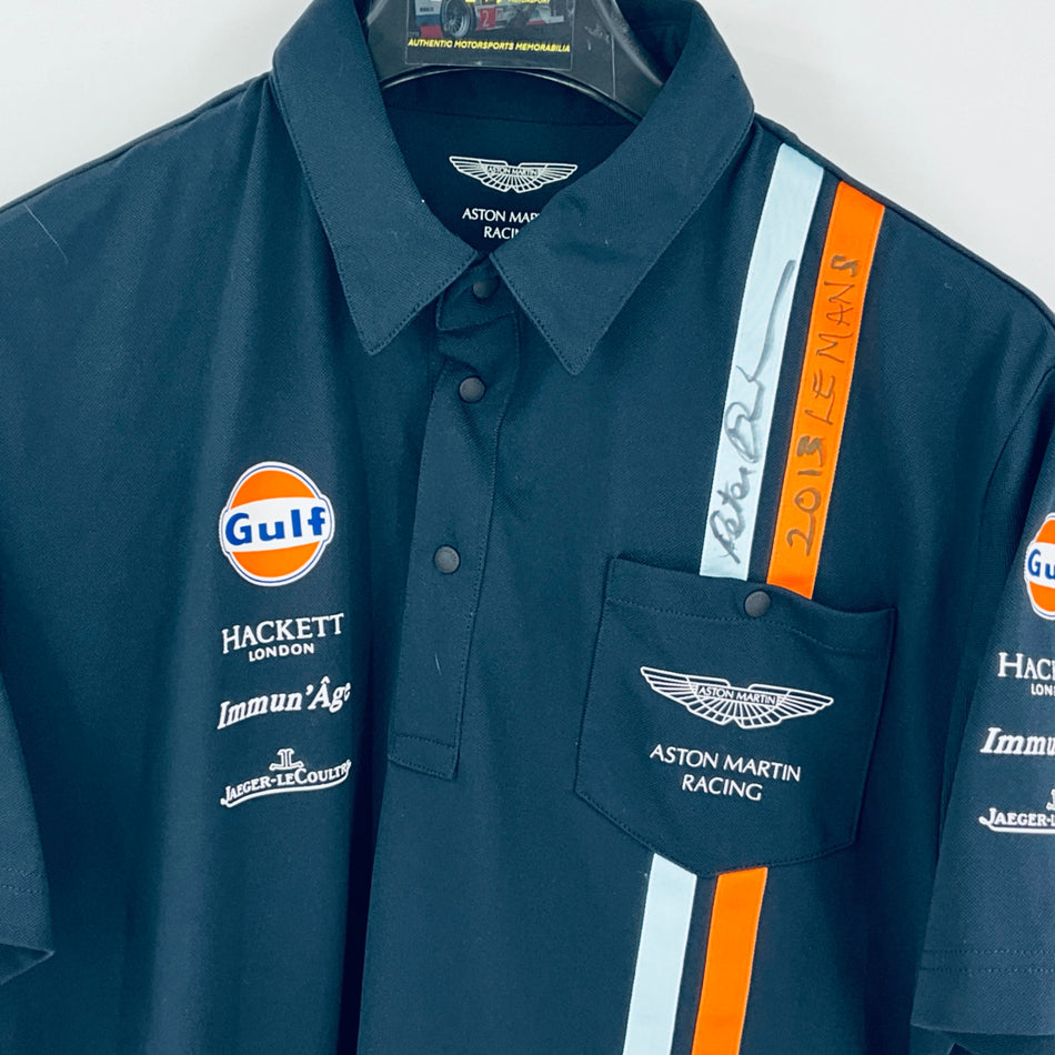 Peter Dumbreck's Aston Martin Racing 24 Hours Of Le Mans2013 Personal Shirt-Hand Signed