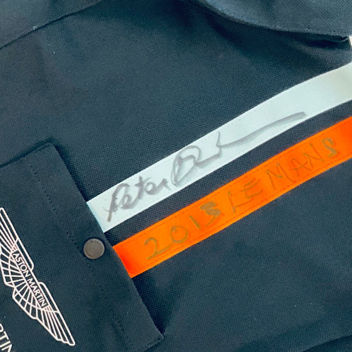 Peter Dumbreck's Aston Martin Racing 24 Hours Of Le Mans2013 Personal Shirt-Hand Signed - Pit-Lane Motorsport