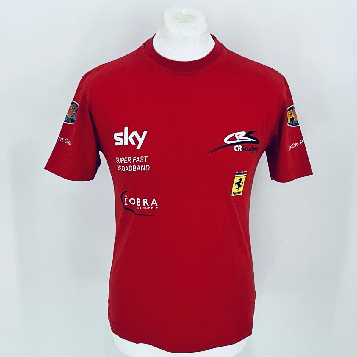 CRS Motorsport Ferrari F430 GT 2010 Le Mans Series Team Issue T-Shirt Shirt-Red - Pit-Lane Motorsport
