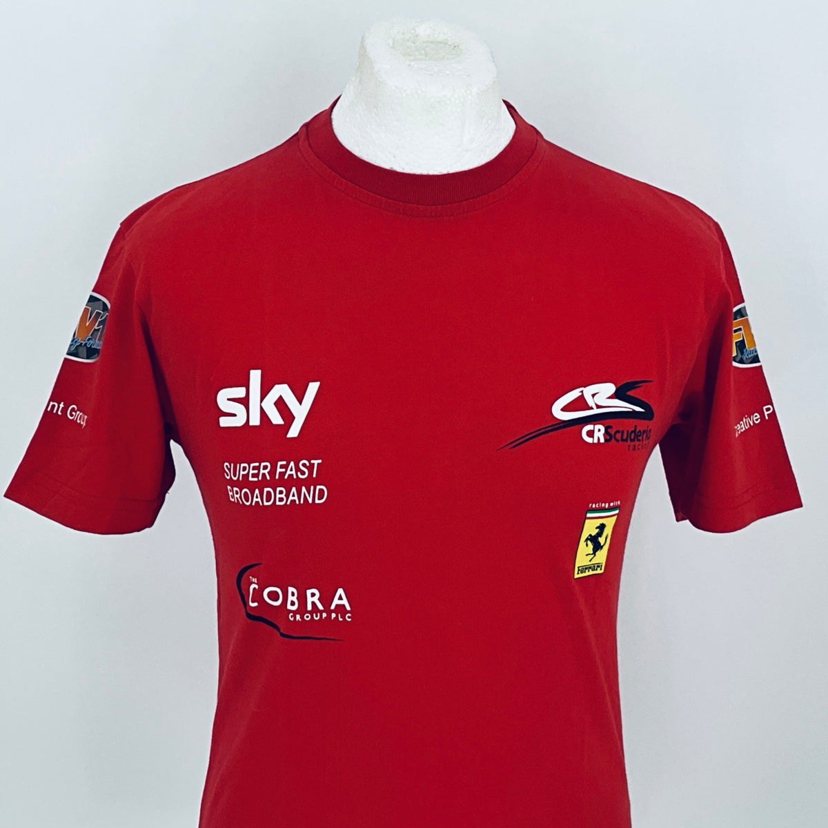 CRS Motorsport Ferrari F430 GT 2010 Le Mans Series Team Issue T-Shirt Shirt-Red - Pit-Lane Motorsport