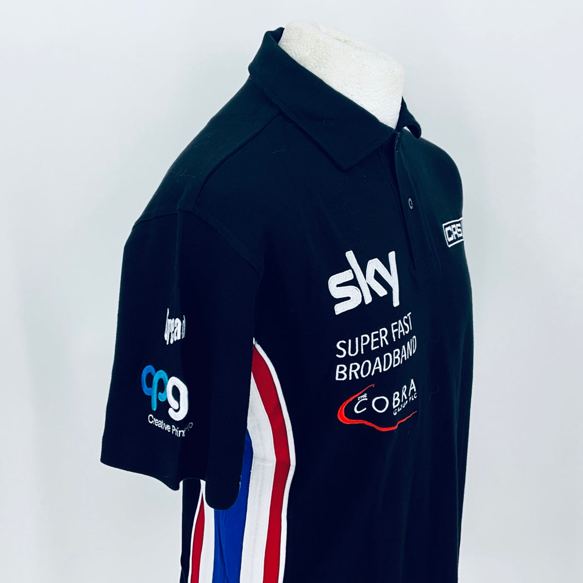 CRS Motorsport Ferrari F430 GT 2010 Le Mans Series Team Issue Polo Shirt-Black - Pit-Lane Motorsport