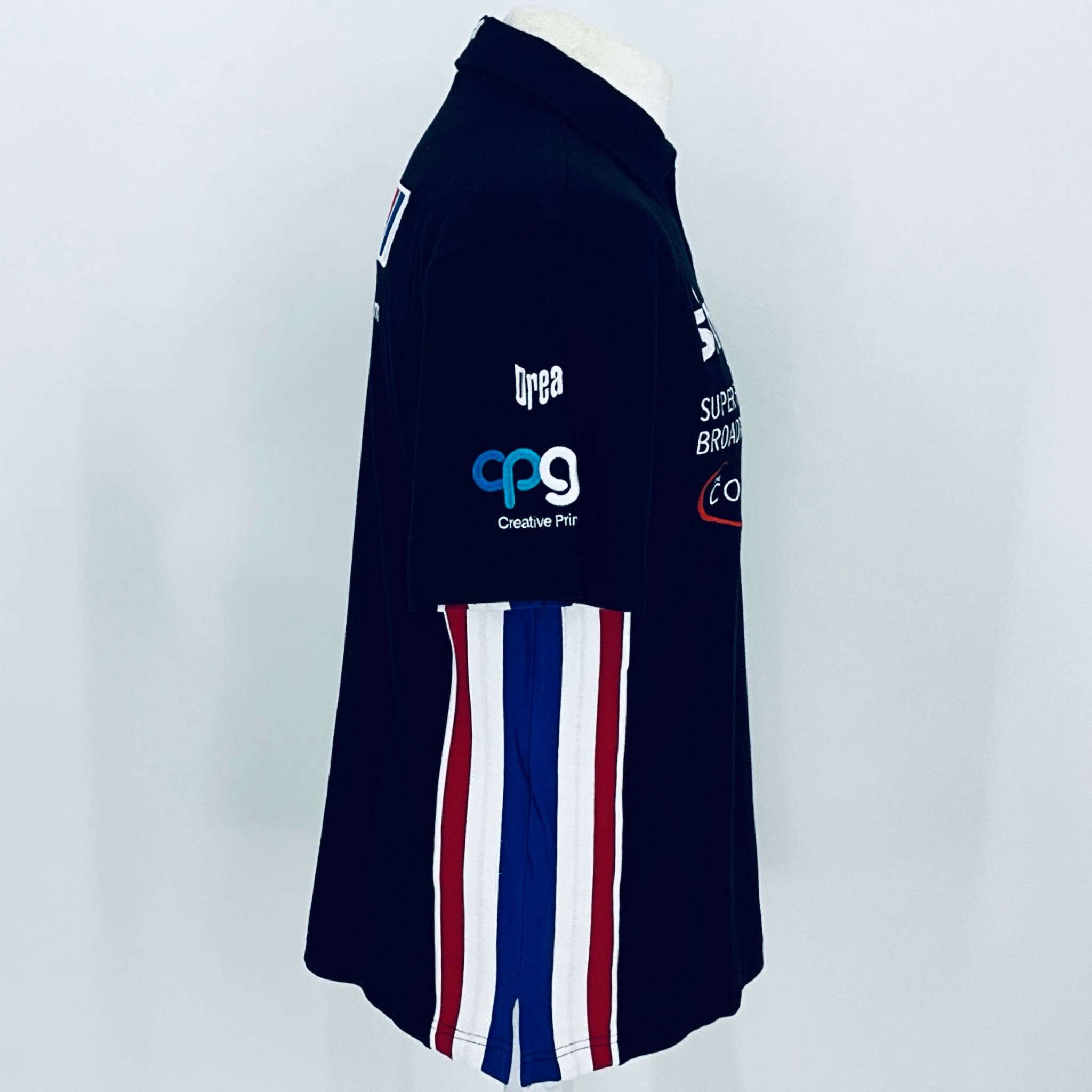 CRS Motorsport Ferrari F430 GT 2010 Le Mans Series Team Issue Polo Shirt-Black - Pit-Lane Motorsport