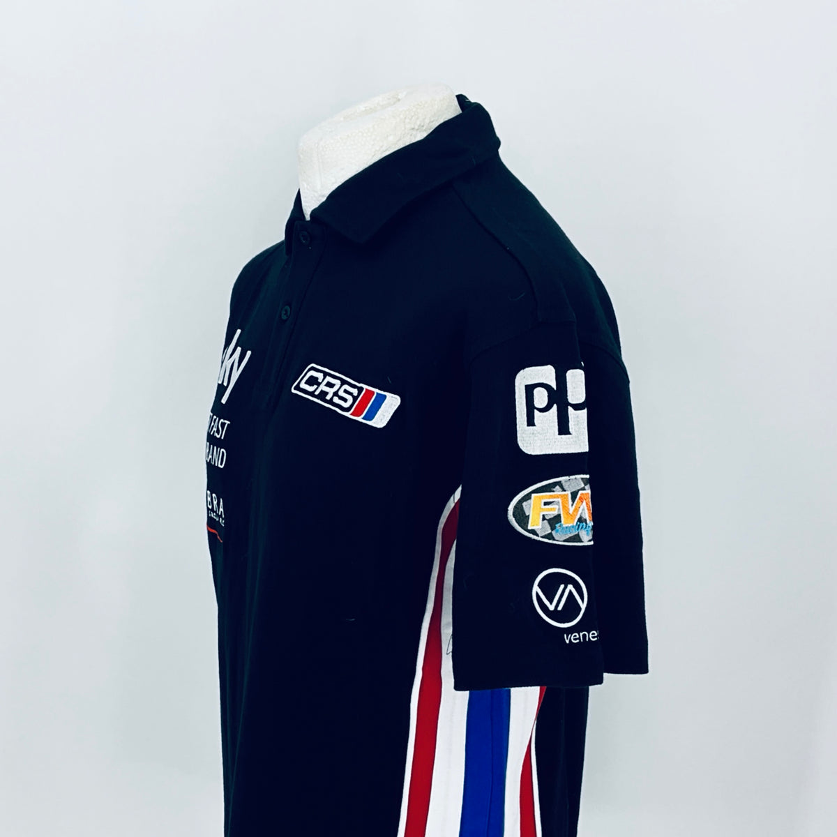 CRS Motorsport Ferrari F430 GT 2010 Le Mans Series Team Issue Polo Shirt-Black - Pit-Lane Motorsport