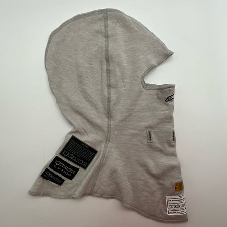 2021 Esteban Ocon Alpine F1 Team Alpinestars Used Nomex Balaclava-Grey - Pit-Lane Motorsport