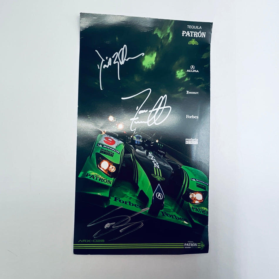 Patron Highcroft Racing Accura ARX 2008Hand Signed Driver Card