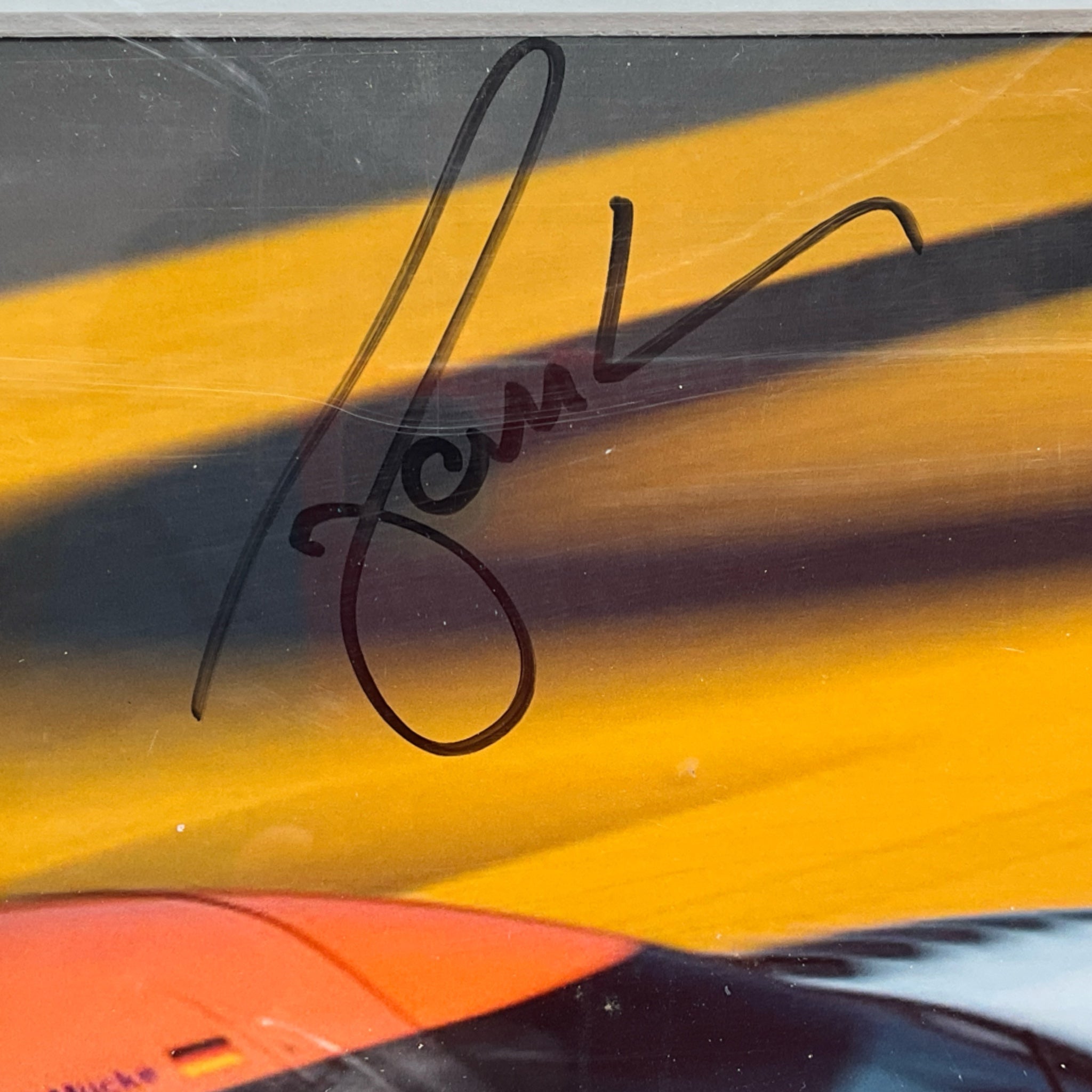 Aston Martin Racing Gulf Lola LMP1 Hand Signed Framed Photograph - Pit-Lane Motorsport