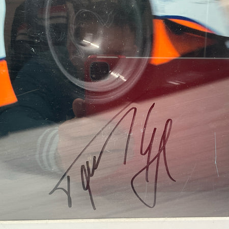 Aston Martin Racing Gulf Lola LMP1 Hand Signed Framed Photograph - Pit-Lane Motorsport