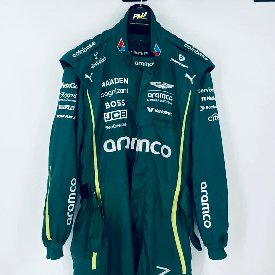 Aston Martin Aramco CognizantF1 Team 2025 F1 Team  PUMA Pit Crew Pit-Stop Suit