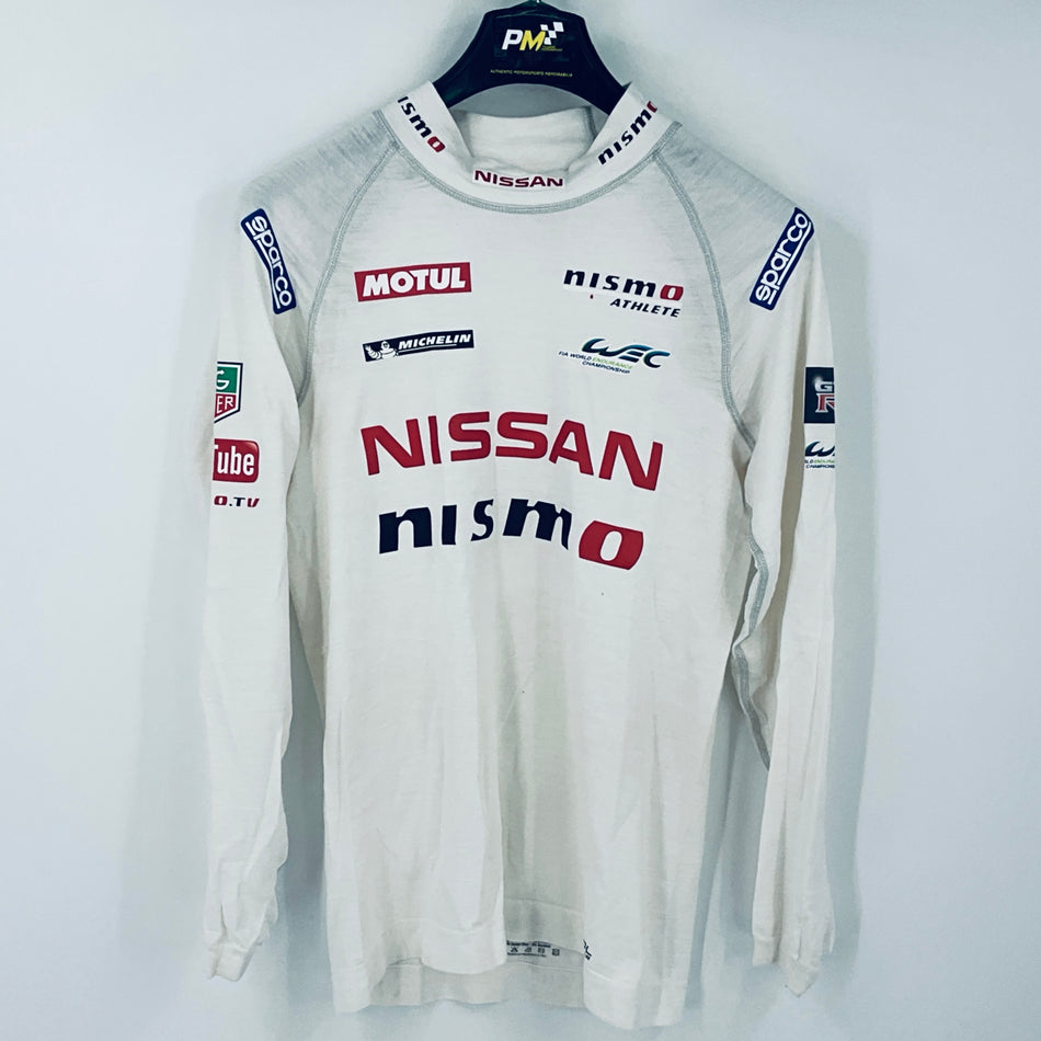 Nissan Motorsports Nismo Harry Timcknell WEC/Le Mans 24 Hour Race 2015  Race Used Nomex Top