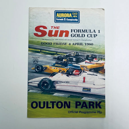 Official Programme The Sun  Formula 1 Gold Cip Oulton Park 1980 - Pit-Lane Motorsport