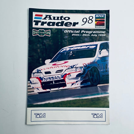 Official Programme TOCA BTCC Snetterton 1998 - Pit-Lane Motorsport