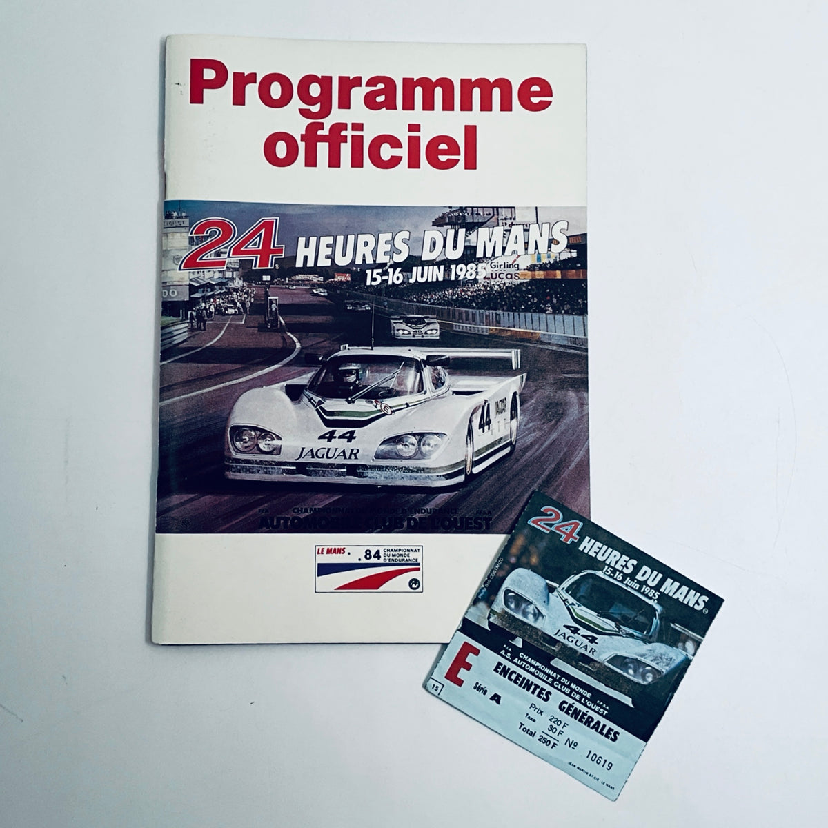 Official Programme& Ticket  Le Mans 24 Hour Race 1985 - Pit-Lane Motorsport