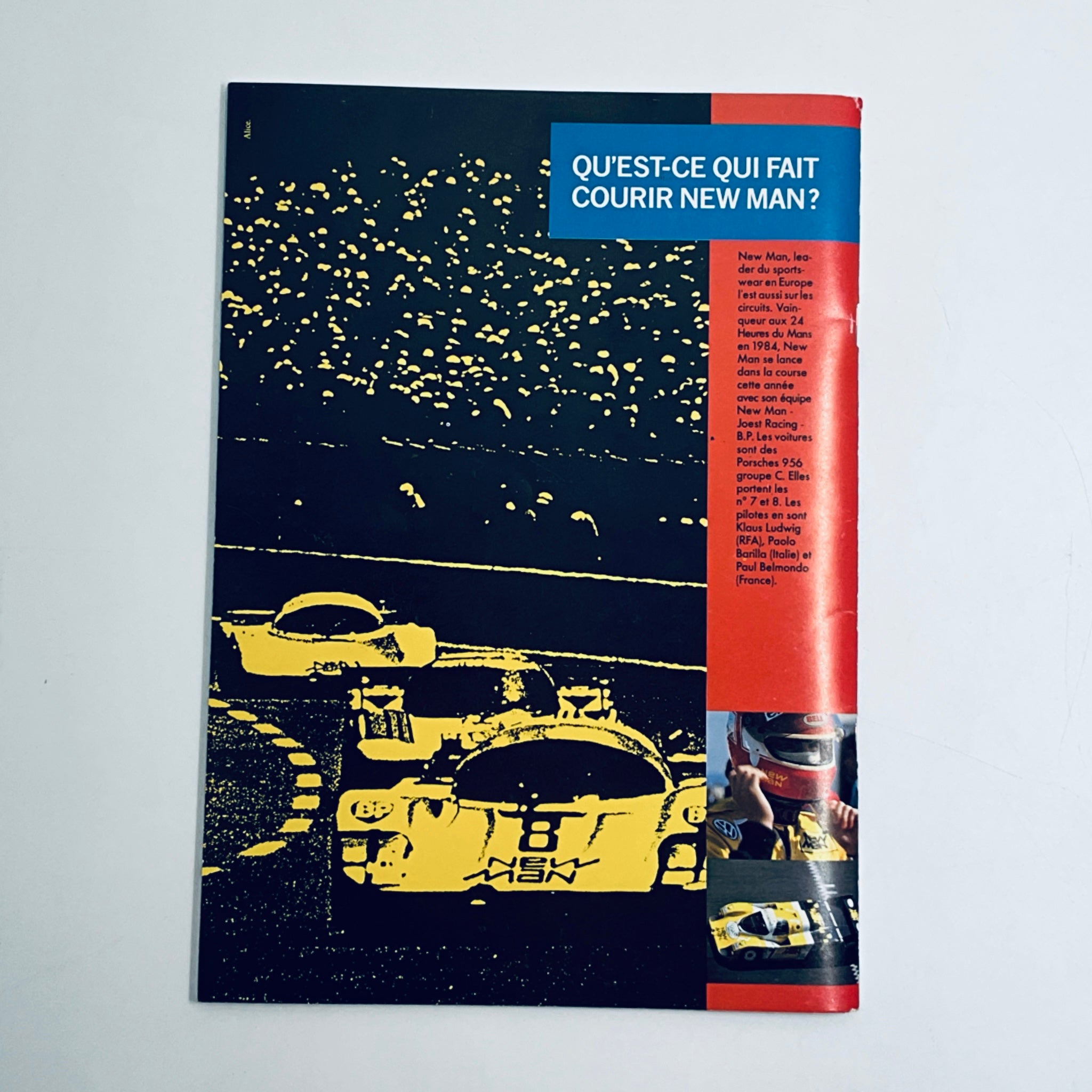 Official Programme& Ticket  Le Mans 24 Hour Race 1985 - Pit-Lane Motorsport