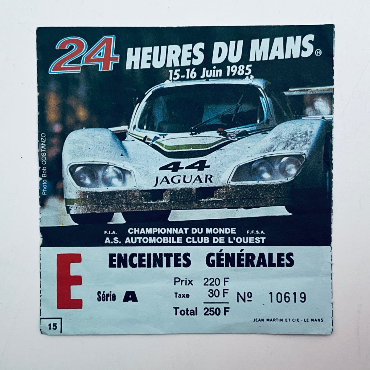 Official Programme& Ticket  Le Mans 24 Hour Race 1985 - Pit-Lane Motorsport