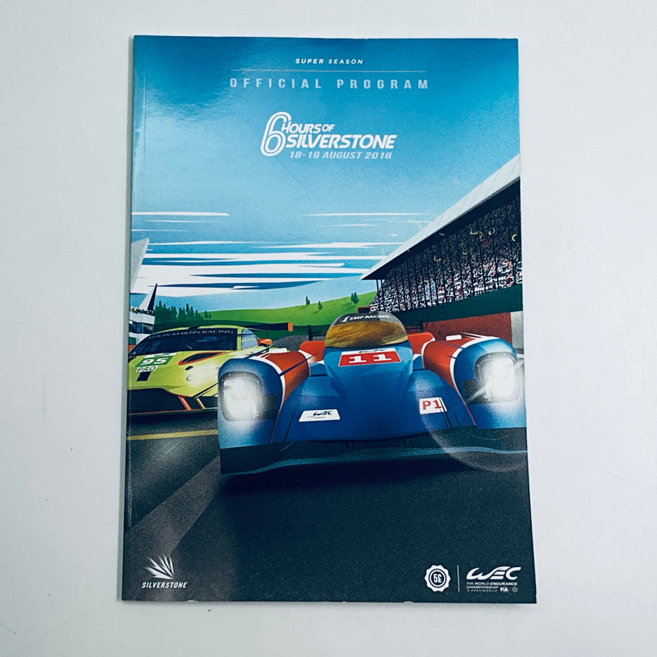 Official Programme WEC World Endurance Championship 6 Hours of Silverstone 2018 - Pit-Lane Motorsport