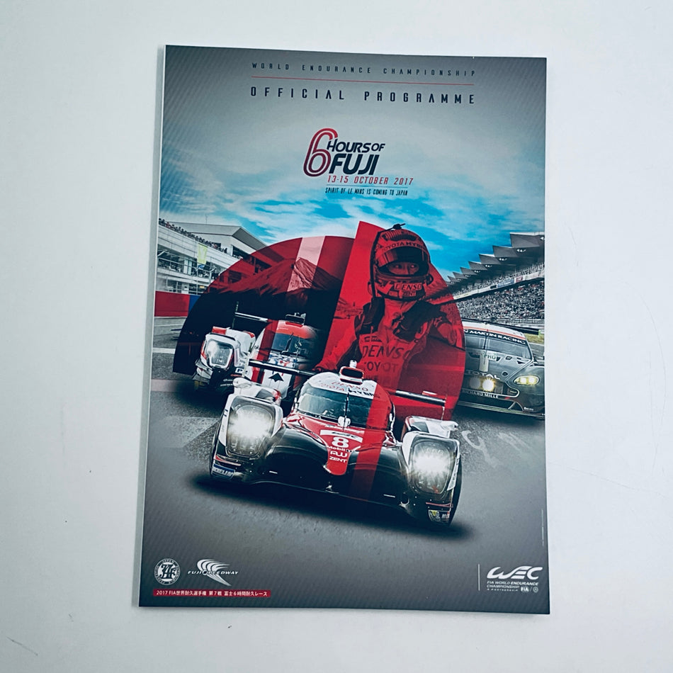 Official Programme WEC World Endurance Championship 6 Hours of Fuji 2017 - Pit-Lane Motorsport