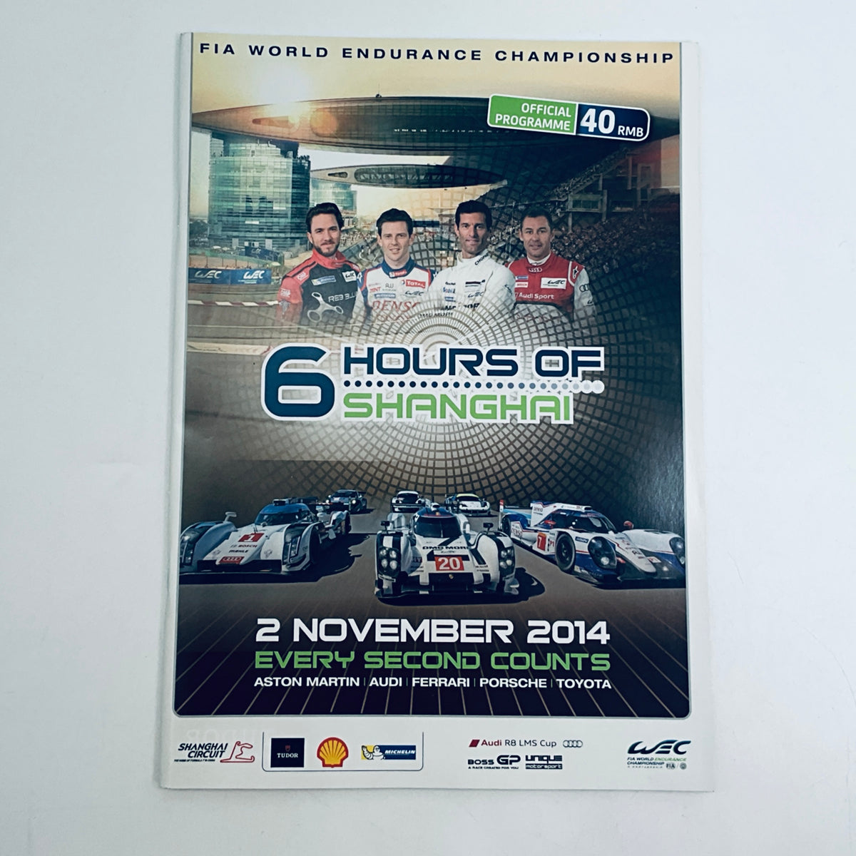 Official Programme WEC World Endurance Championship 6 Hours of Shizuoka Japan 2015 - Pit-Lane Motorsport