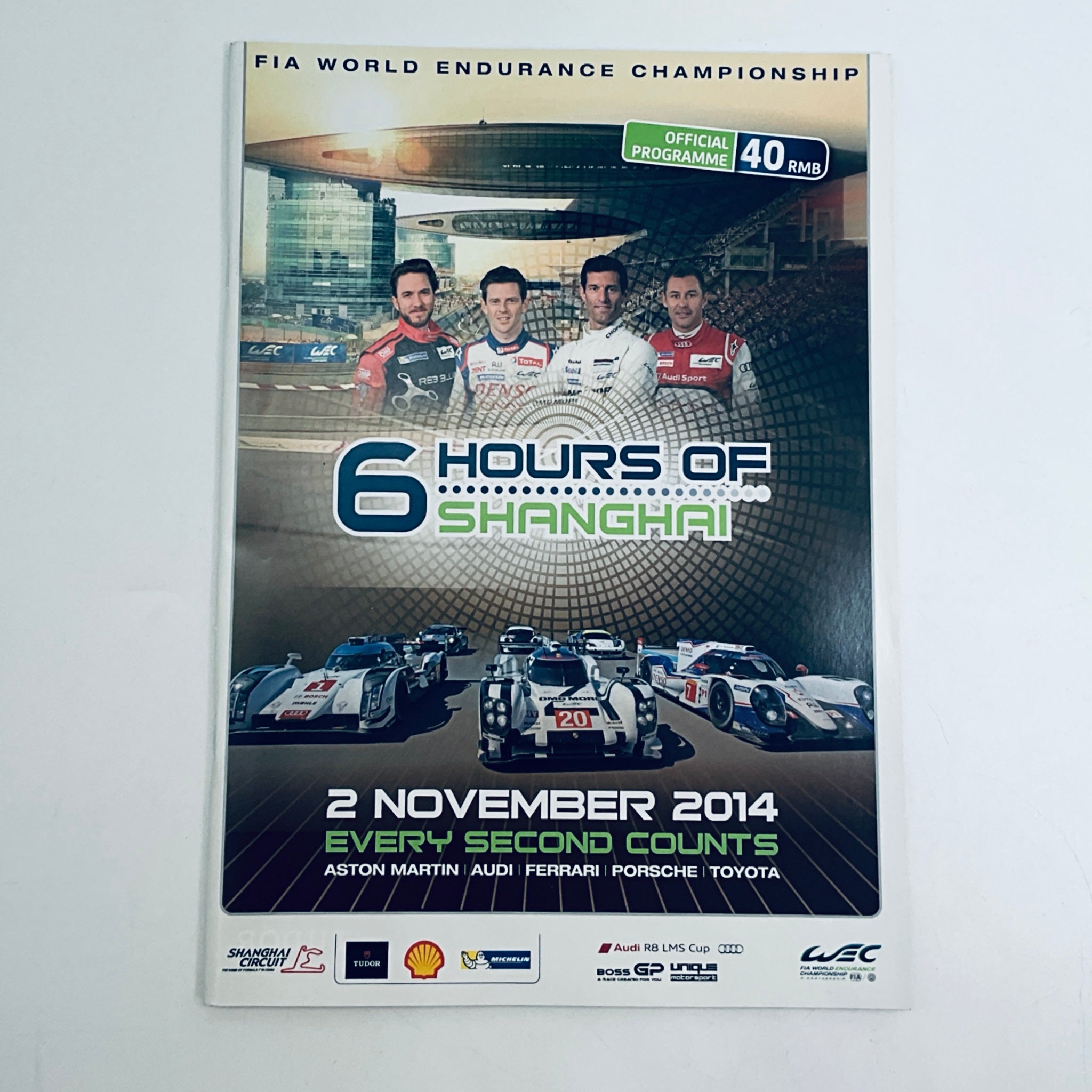 Official Programme WEC World Endurance Championship 6 Hours of Shizuoka Japan 2015 - Pit-Lane Motorsport