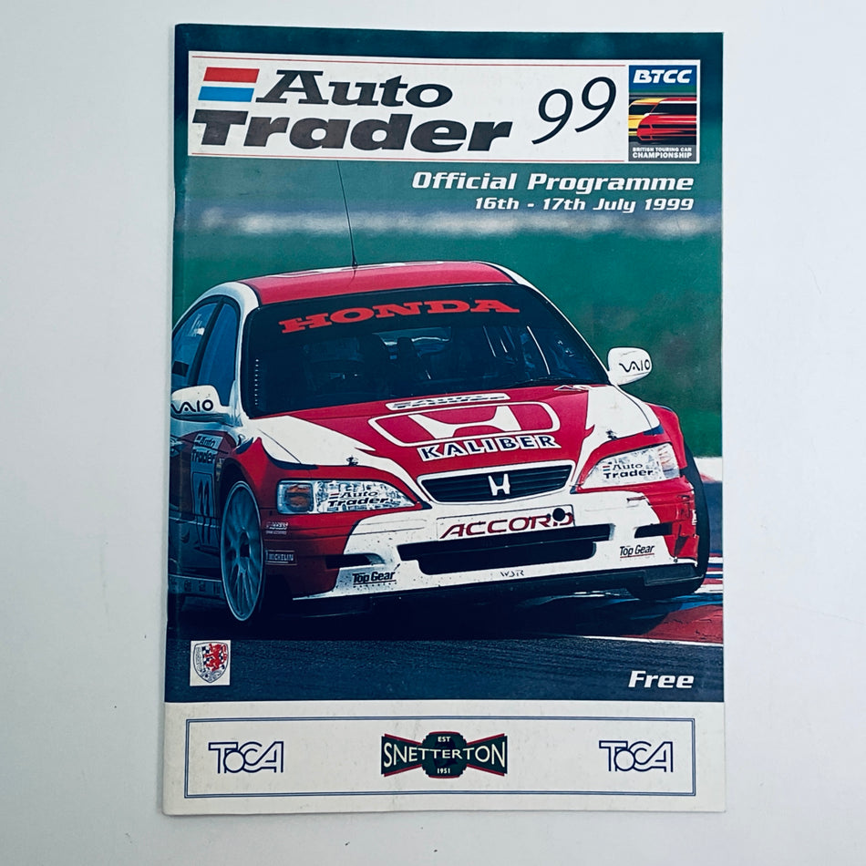 Official Programme TOCA BTCC Snetterton 1999 - Pit-Lane Motorsport