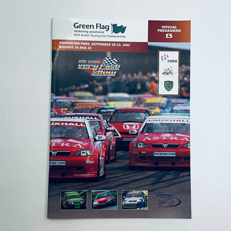 Official Programme  Green Flag BTCC Donnington Park 2002 - Pit-Lane Motorsport