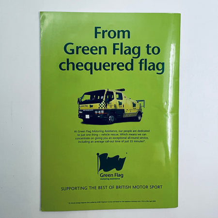 Official Programme  Green Flag BTCC Donnington Park 2002 - Pit-Lane Motorsport