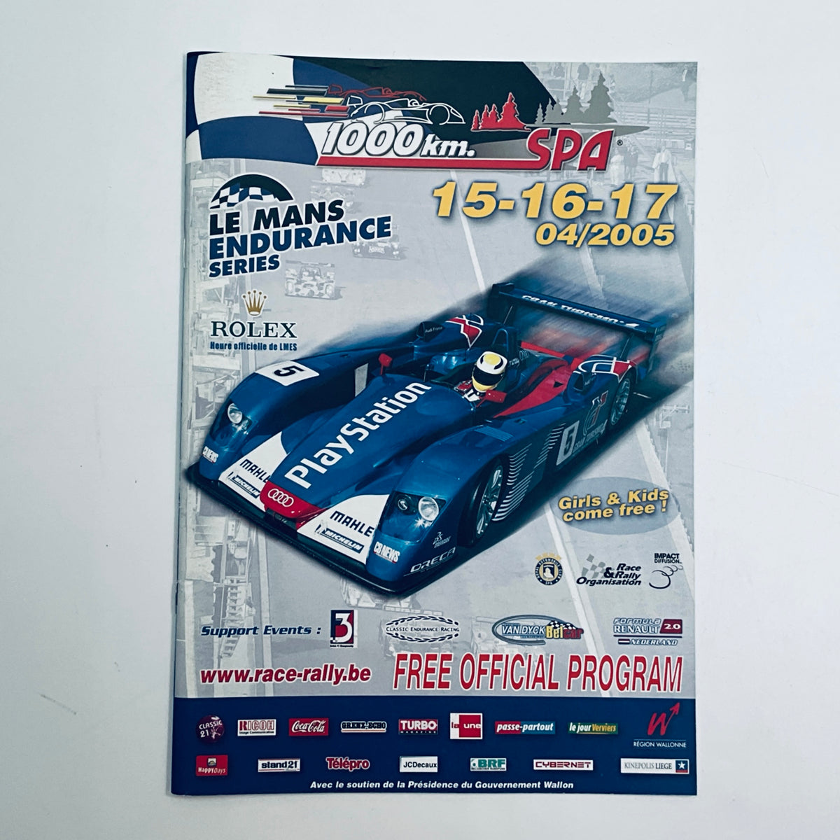Official Programme ELMS European Le Mans Series 1000KM Spa 2005 - Pit-Lane Motorsport