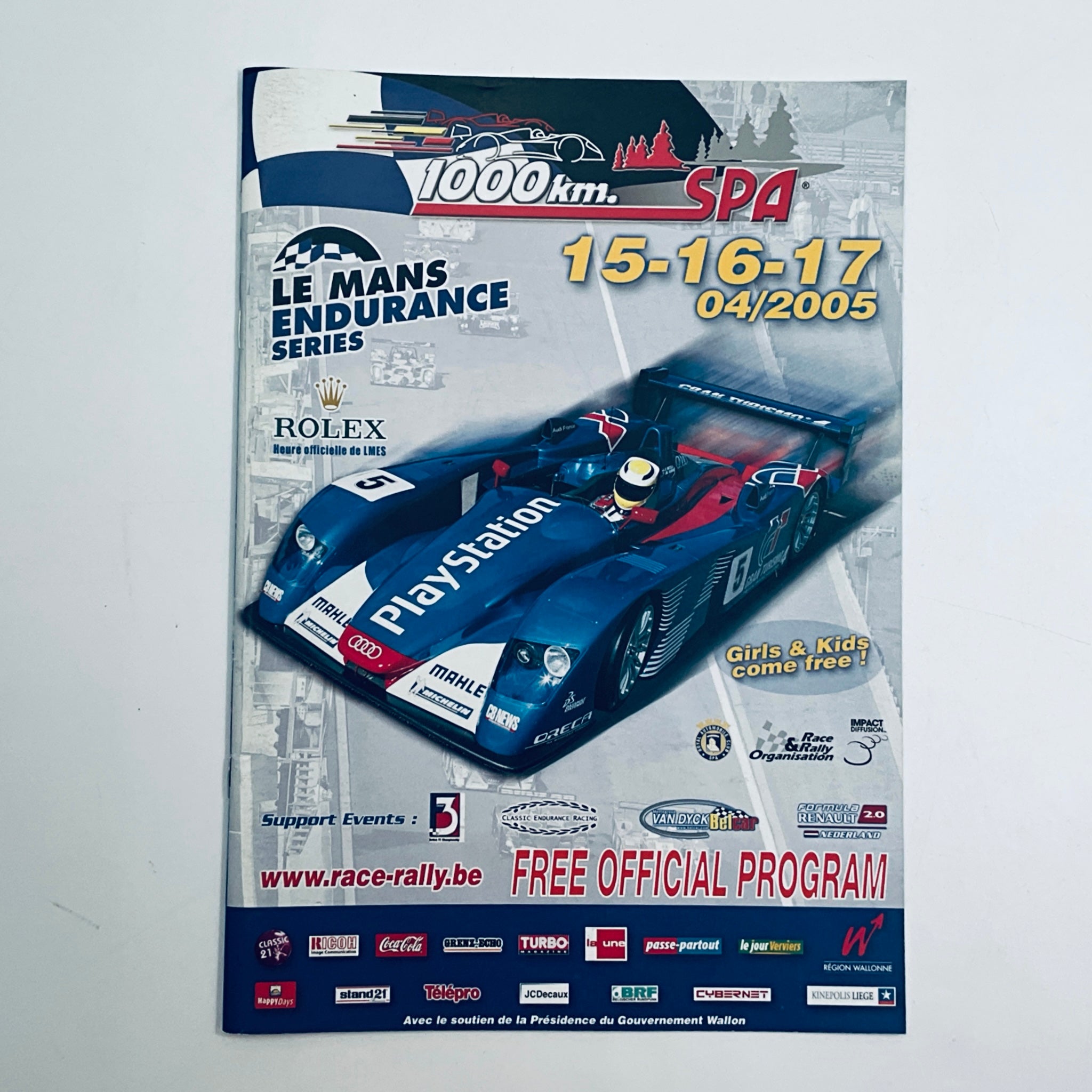 Official Programme ELMS European Le Mans Series 1000KM Spa 2005 - Pit-Lane Motorsport