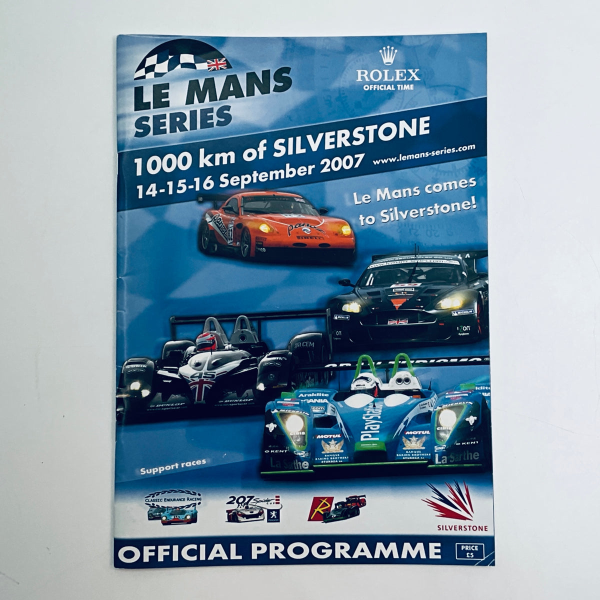 Official Programme ELMS European Le Mans Series 1000KMSilverstone 2007 - Pit-Lane Motorsport