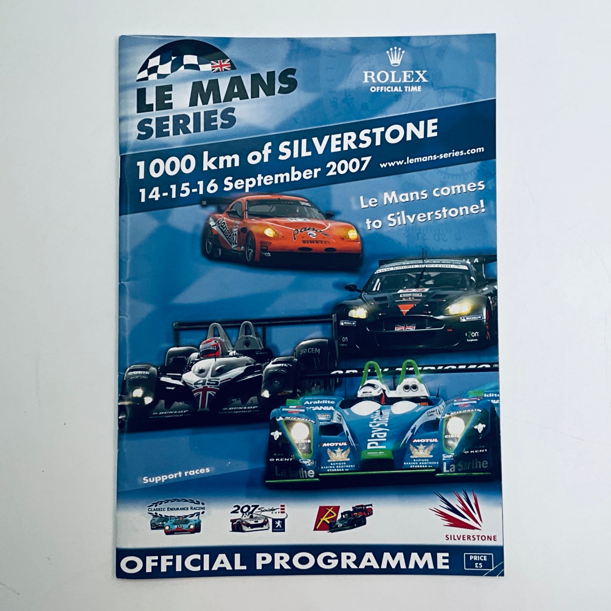 Official Programme ELMS European Le Mans Series 1000KMSilverstone 2007 - Pit-Lane Motorsport