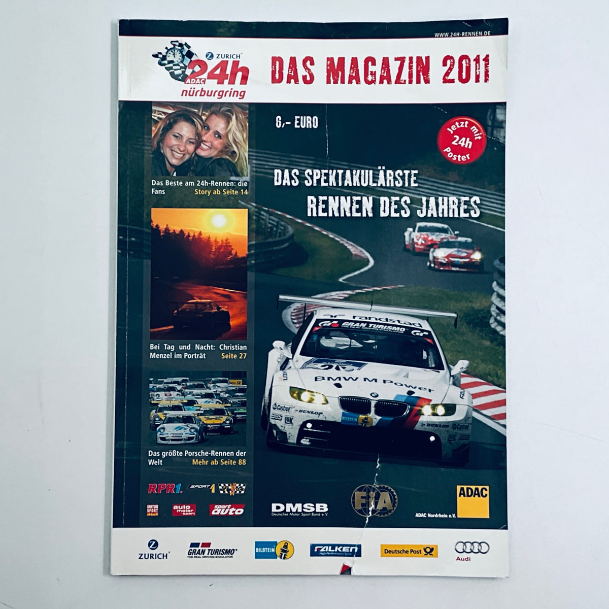 Official Programme 24 Hours Of Nurburgring 2011 - Pit-Lane Motorsport