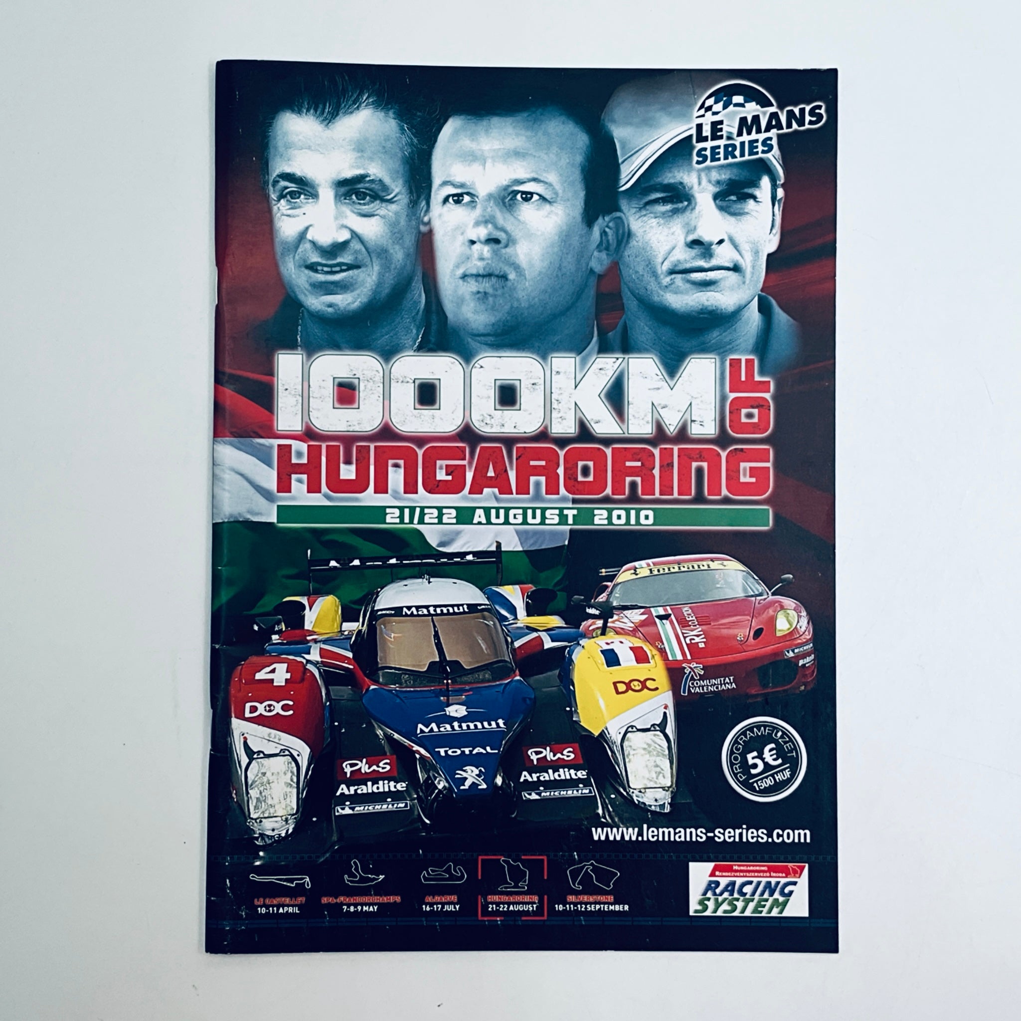 Official Programme ELMS European Le Mans Series 1000KM Hungaroring 2010 - Pit-Lane Motorsport