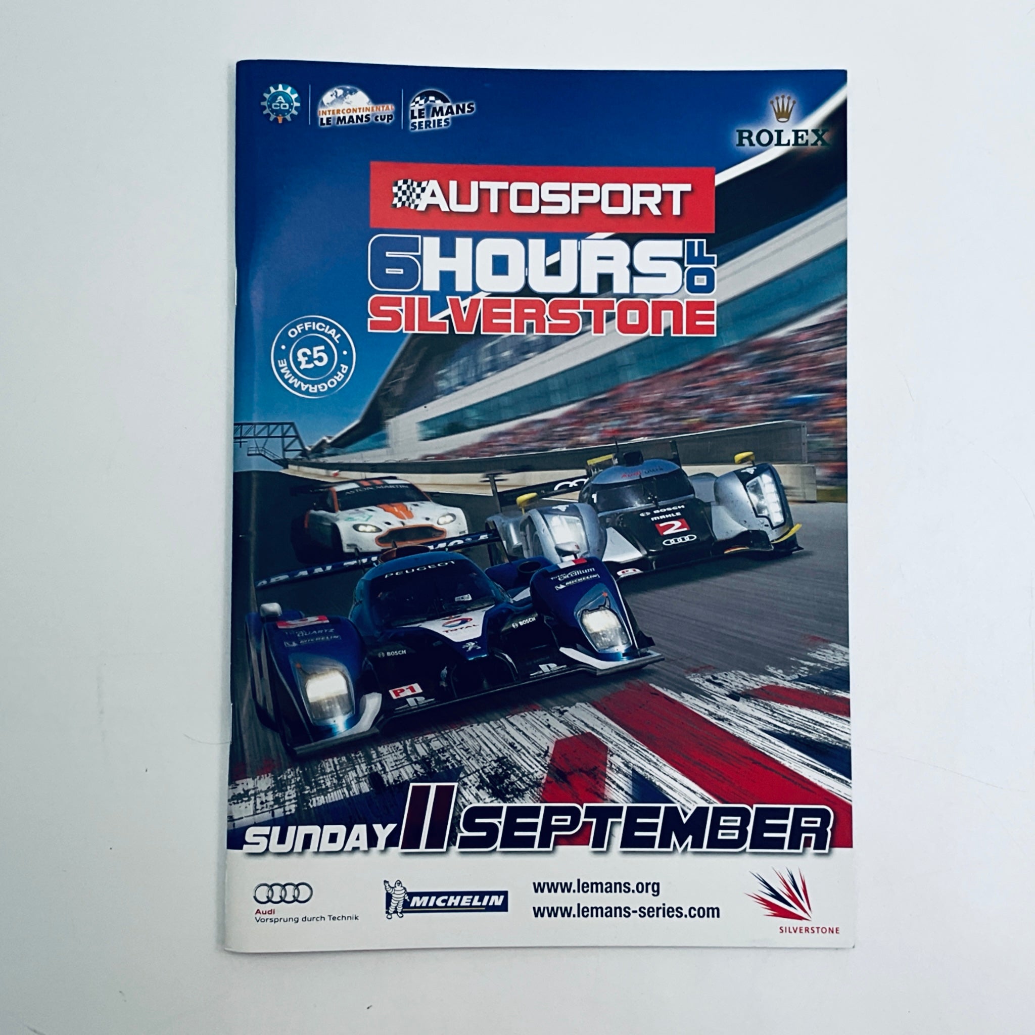 Official Programme WEC World Endurance Championship 6 Hours of Silverstone 2016 - Pit-Lane Motorsport