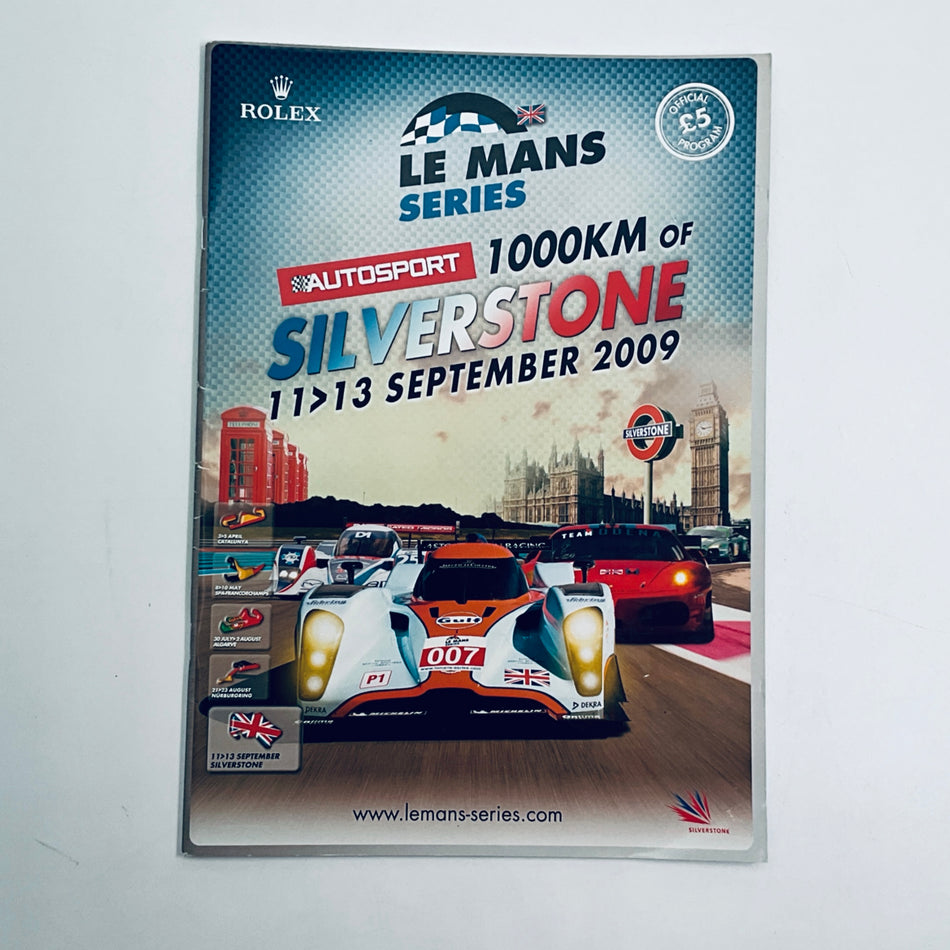 Official Programme ELMS European Le Mans Series 1000KM Silverstone 2009 - Pit-Lane Motorsport
