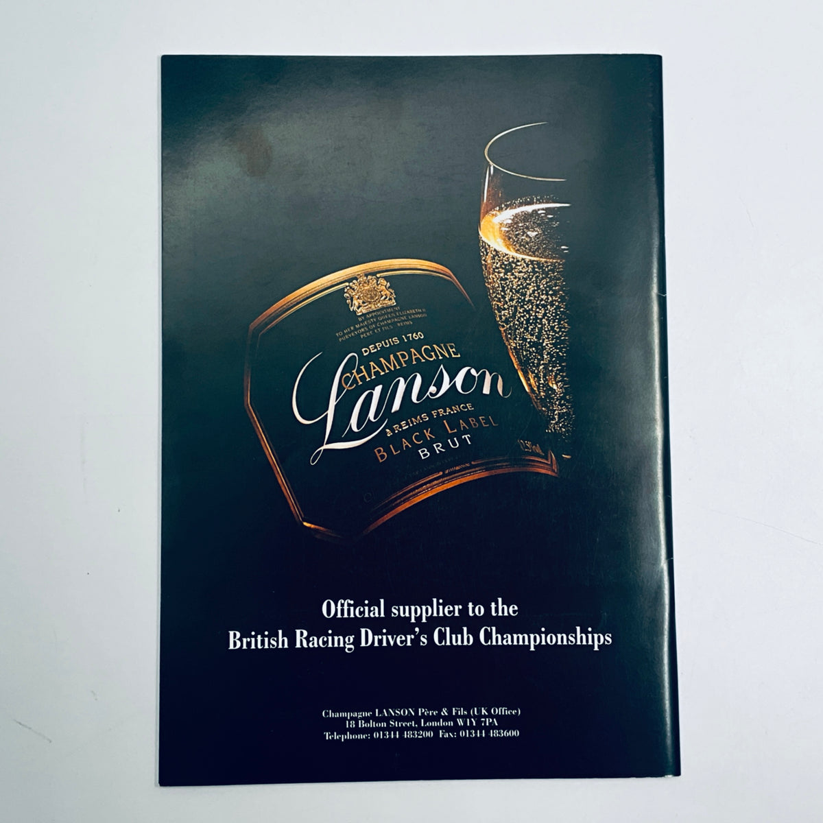 Official Programme British Empire Trophy FIA GT Championship Silverstone 500  1999 - Pit-Lane Motorsport