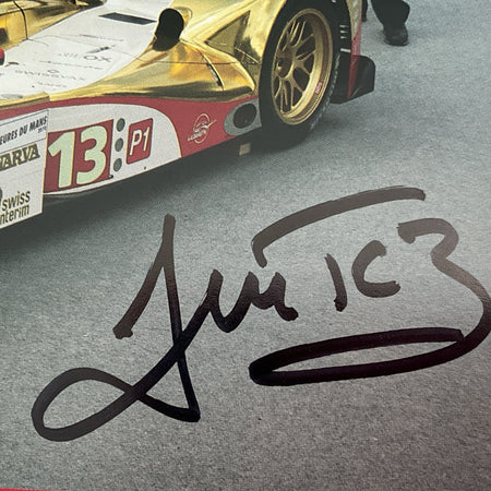 Rebellion Racing 24 Hours Du Mans 2010 Car #13 Promo Card Signed By JCB &Guy Smith - Pit-Lane Motorsport