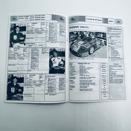 Official ACO Entry List Le Mans 24 Hour Race 1998 - Pit-Lane Motorsport
